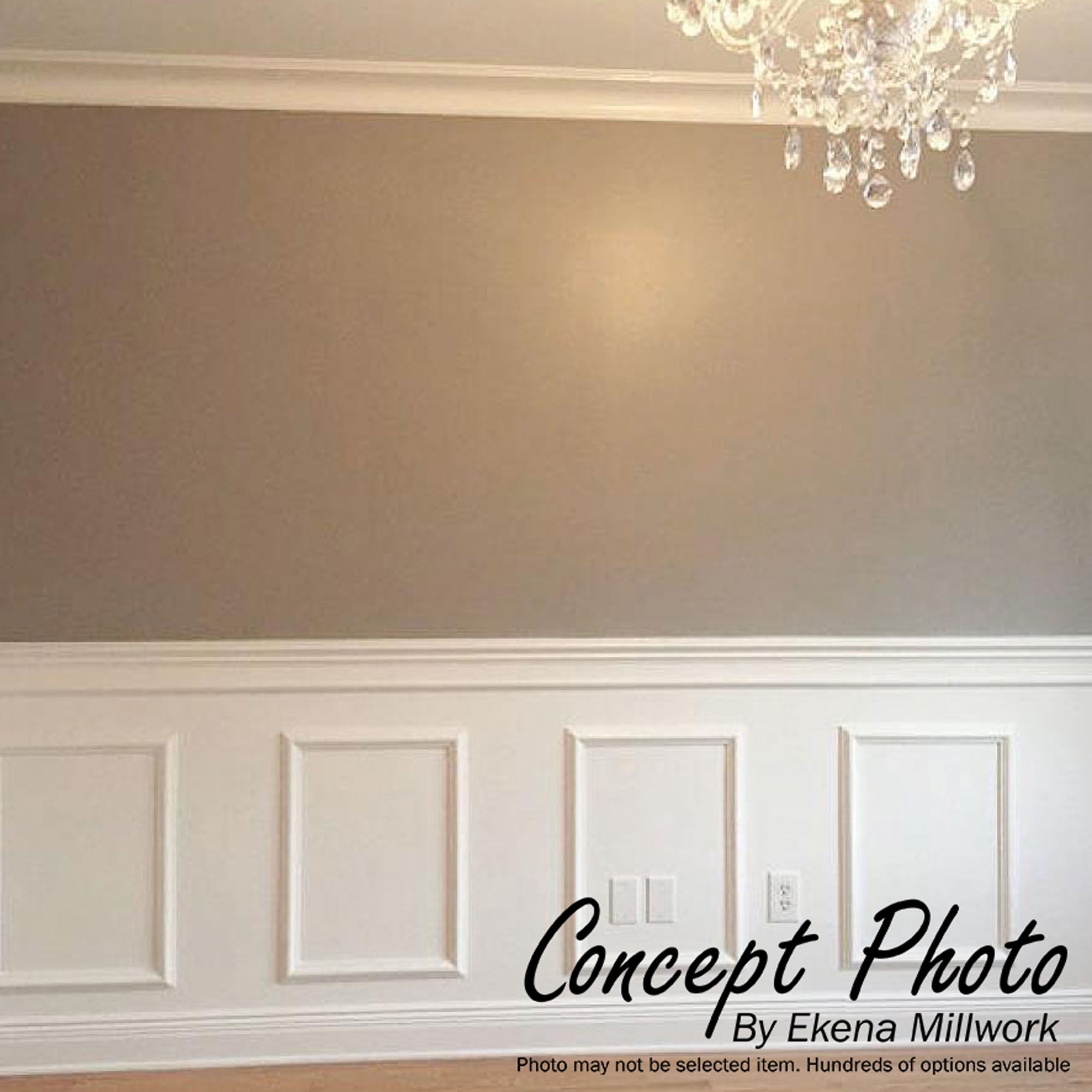 20"W x 24"H x 1/2"P Ashford Molded Classic Wainscot Wall Panel
