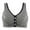 Black, variant on FhsagQ Bra Women Bras Plus Size Women's Front Side Buckle Lace Edge without Steel Ring Movement Seamless Gathering Adjustment Yoga Sleep Large Bra Bras for Women Crotchless Black 46