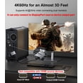thumbnail image 3 of Adaptador DisplayPort a HDMI dual THANDBLE, divisor 4K @60Hz, 3 of 8