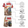 thumbnail image 4 of Tom And Jerry Boys Girls Short Sleeve Mesh T-Shirt And Shorts Outfit Set Summer Clothes Set for Kids, 4 of 8