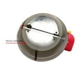 thumbnail image 2 of 51-400mm stainless steel electric air duct damper valve HVAC air ducting motorized air damper AC220V ventilation check valve, 2 of 4