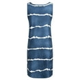 thumbnail image 4 of Enwejyy Women Summer Sleeveless Casual Striped Dress, 4 of 5