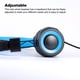 thumbnail image 5 of Auriculares con cable con micrófono incorporado Ordenador portátil Teléfono móvil Niños Orejeras suaves Protección auditiva Control de línea Auriculares Azul Negro 3.5 mm Inevent EL005087-01B, 5 of 7
