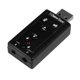 thumbnail image 1 of Injueey Tarjeta de sonido USB externa 7,1, USB a Jack, adaptador de Audio para auriculares de 3,5mm, tarjeta de sonido de micrófono para Cargadores de dispositivos electrónicos específicos, 1 of 5