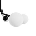thumbnail image 4 of Hunter - Hepburn 8-light Matte Black, Extra Large Chandelier, Dimmable, Mid Century Modern Style, Sputnik Shaped, for Bedrooms, Dining, Living Rooms - 19870, 4 of 7