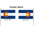 thumbnail image 2 of Colorado State Flag 3x5 Ft Double Sided US State Colorado Flag American States of Colorado Flags with 2 Brass Grommets Design Polyester Flags Decor for Indoor Outdoor, 2 of 7
