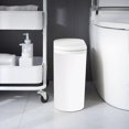 thumbnail image 2 of Plastic Narrow Type Kitchen Trash Can Toilet Press Type Waste Bin Dustbin Bathroom Trash Bin Basket, 2 of 5