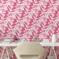 thumbnail image 2 of Ambesonne Floral Peel & Stick Wallpaper for Home, Monochrome Banana Flower, 13"x72", Hot Pink Pale Rose Blush, 2 of 5