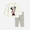 thumbnail image 1 of Disney-Conjunto de ropa de 2 piezas para niña, sudaderas informales de Minnie y Leggings, para 0 a 4 años, primavera y otoño, 1 of 4