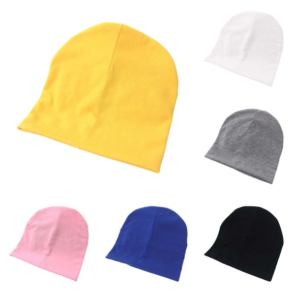 Krdevn Kids Pull On Beanie Hat Seamless Comfort Fit Soft Stretch Fabric Lightweight Breathable Casual Cap for Delicate Skin Boys Girls Daily Indoor Outdoor Wear
