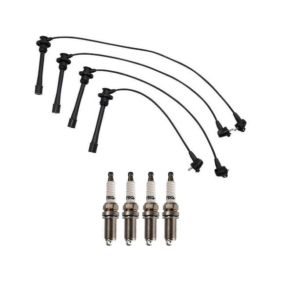 Spark Plug Wire Set with Spark Plugs - Compatible with 1994 - 1997 Toyota T100 2.7L 4-Cylinder 1995 1996