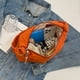 thumbnail image 1 of Bolsa de axila acolchada de tela para mujer a la moda para regalo de cumpleaños (naranja) Tmvgtek Para Estrenar, 1 of 9
