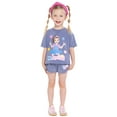 thumbnail image 6 of Ms. Rachel Toddler Girls Washed Crewneck Graphic Top and Shorts Set, 2-Piece, Sizes 12M-5T, 6 of 7