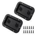 thumbnail image 1 of T Tulead Placa Jack para altavoz, placas dobles Speakon de audio, hierro, 5,35 "x 3,5", paquete de 2 con tornillos de montaje, 1 of 1