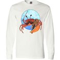 thumbnail image 3 of Inktastic Fun Fiddler Crab with Violin and Mustache Long Sleeve T-Shirt, 3 of 5
