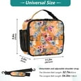 thumbnail image 2 of ALAZA Retro Floral Flower Lunch Box Insulated Lunch Bag Cooler Tote with Shoulder Strap, 2 of 7
