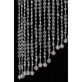 thumbnail image 2 of 2 Pcs Event Decor Beaded Spiral Crystal Chandelier with Light Kit 6 ft. Clear, 2 of 2