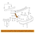 thumbnail image 3 of For 03-08 Corolla Rear Bumper Cover Retainer Support Bracket Left Right SET PAIR, 3 of 5