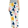 thumbnail image 7 of LOPECY-Sta Pajama Pants for Women Printed Pajama Pants Soft Home Pajama Pants Drawstring Straight Leg Pants Pajamas with Pocket, 7 of 7