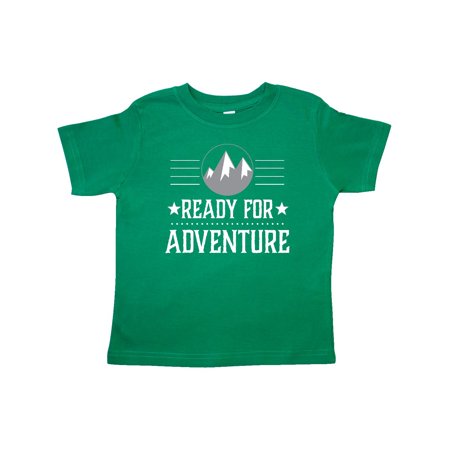 

Inktastic Ready For Adventure Hiking Camping Gift Toddler Boy or Toddler Girl T-Shirt