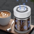 thumbnail image 3 of 600/950ml Sealed Tank High Capacity Moisture-proof Food Grade Automatic Vacuum Coffee Canister for Kitchen, 3 of 10