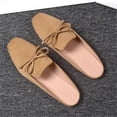 thumbnail image 2 of Women's Spring Autumn Closed Toe Flat Mule Shoes with Bow Design, 2 of 5