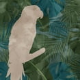 thumbnail image 2 of Allen, Kimberly 15x15 White Modern Wood Framed Museum Art Print Titled - Parrot Silhouette 1, 2 of 4