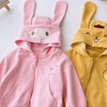 thumbnail image 4 of Miniso childrenS Hooded Sweater Female Fall New Cartoon Printing Middle Large Children Girls Zipper Long Sleeved Jacket Tops, 4 of 5