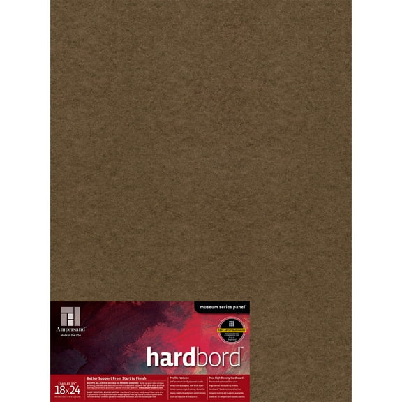 Ampersand Art Hardbord, Cradled, 3/4" Profile, 18" x 24"