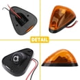 thumbnail image 5 of JIAHAOO 12V Yellow Amber Cab Roof Lights for Ford Super Duty Pickup Trucks 1999-2016 5PCS LED Lamps ABS UV Treated, 5 of 10