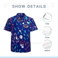 thumbnail image 7 of High Quality Hawaiian Shirts for Men Short Sleeve Aloha Beach Shirt Floral Summer Casual Button Down Shirts Blouses K9KXQ8, 7 of 7