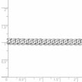 thumbnail image 4 of Leslie's Real 14kt White Gold 4.5mm Flat Beveled Curb Chain Chain Bracelet; for Adults and Teens; for Women and Men, 4 of 4