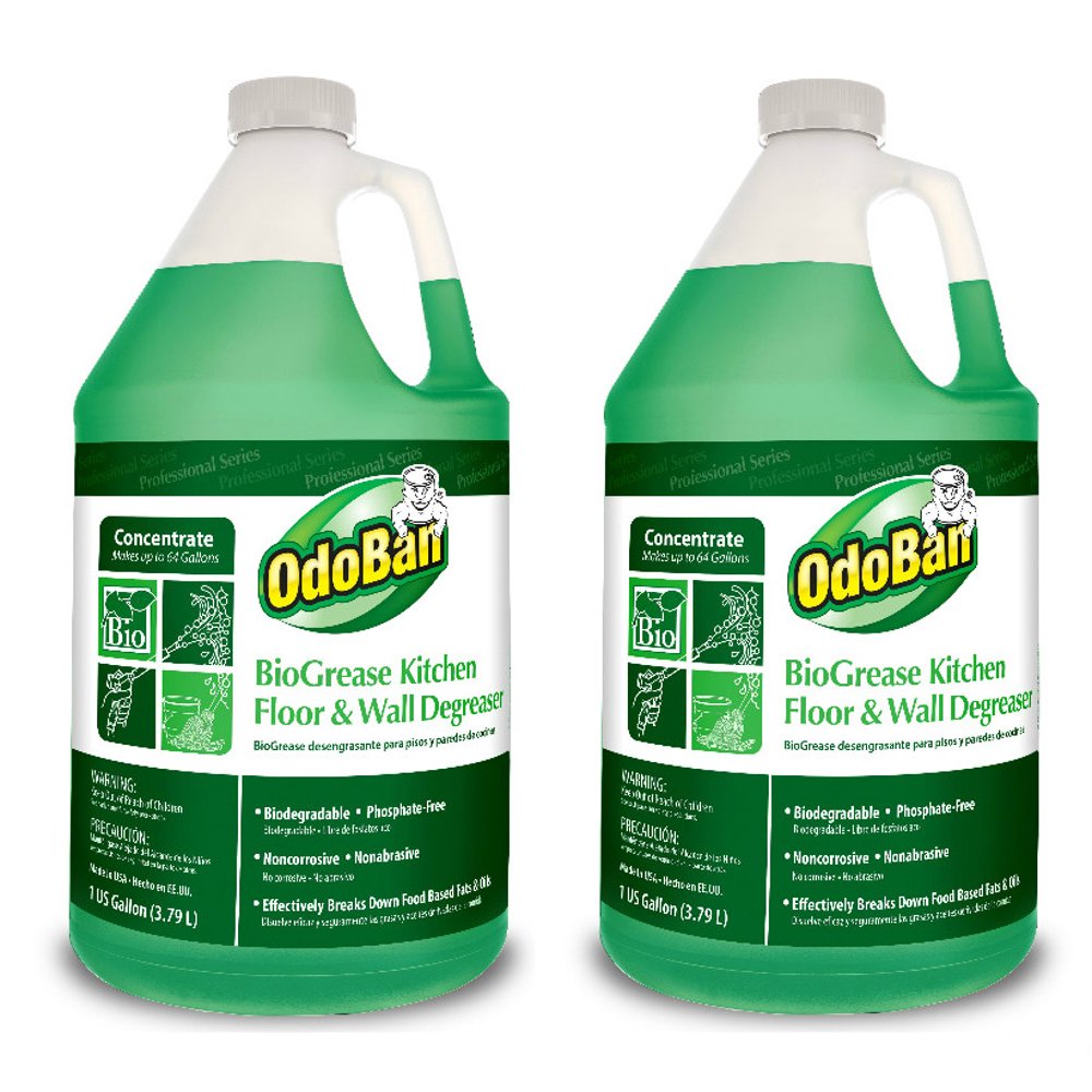 OdoBan Professional Cleaning BioGrease Kitchen Floor and Wall Degreaser
