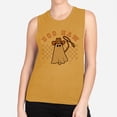 thumbnail image 2 of Cowboy Ghost Boo Haw Women's Muscle Tank Large Antique Gold, 2 of 5