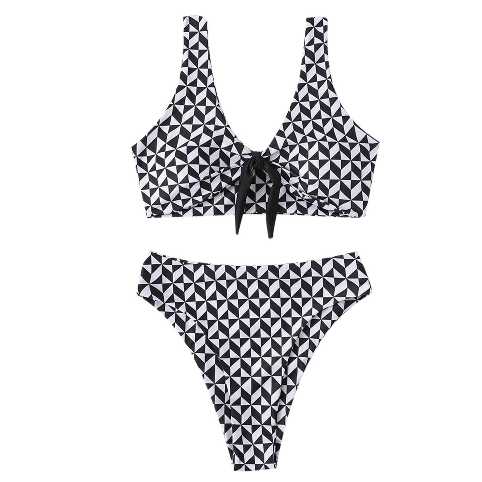 SOOMLON Womens Bikini Underwear Bow Tie Beachwear Girl Swimsuit 2023