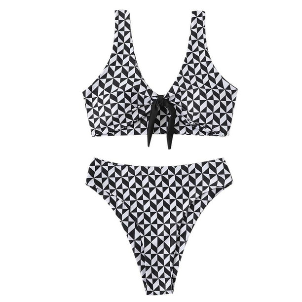 SOOMLON Womens Bikini Underwear Bow Tie Beachwear Girl Swimsuit 2023
