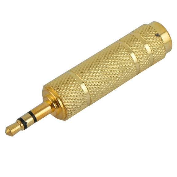 Unique Bargains Stereo Male to 6.3mm Mono Female Adapter 3.5mm New