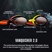 Unisex-Adult Swim Goggles Mirrored Vanquisher 2.0