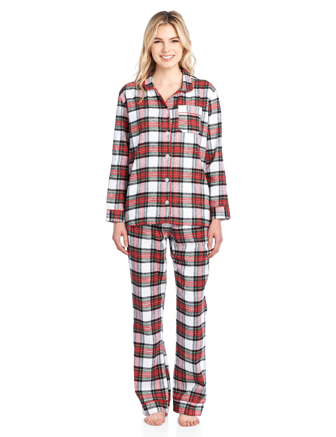 womens plaid pajamas