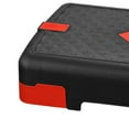 thumbnail image 4 of Fitness ajustable entrenamiento aeróbico tabla de equilibrio entrenador ligero antideslizante superficie texturizada Yoga Fitness paso a negro rojo, 4 of 8