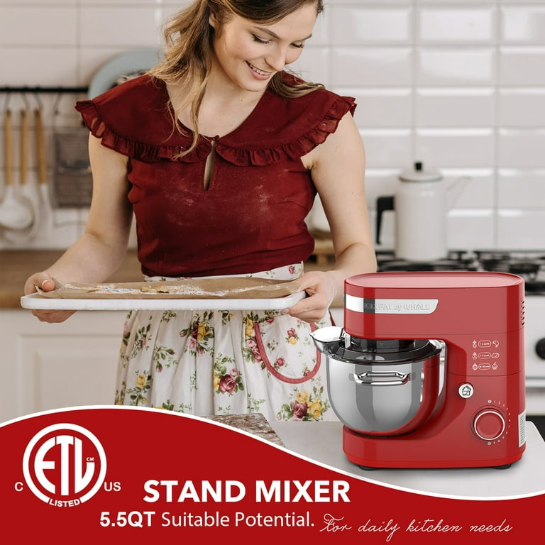 Stand Mixer, Electric Kitchen Mixers with 5.5 Qt Stainless Steel