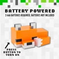 thumbnail image 4 of Paladone Minecraft Cute Fox Night Light, suave brillo naranja, decoración de Minecraft con licencia oficial y lámpara de escritorio para sala de juegos o dormitorio de niños y preadolescentes, 4 of 5