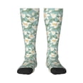 thumbnail image 2 of Lsque Lilies Flowers Printed Crew Socks Men's Women's LightWeight Thin Casual Calf Socks ,Knee High Socks,Cotton Socks, 2 of 9