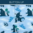 thumbnail image 5 of Godzilla Matching Family Hawaiian Button Down Dress Shirt Adult, 5 of 5
