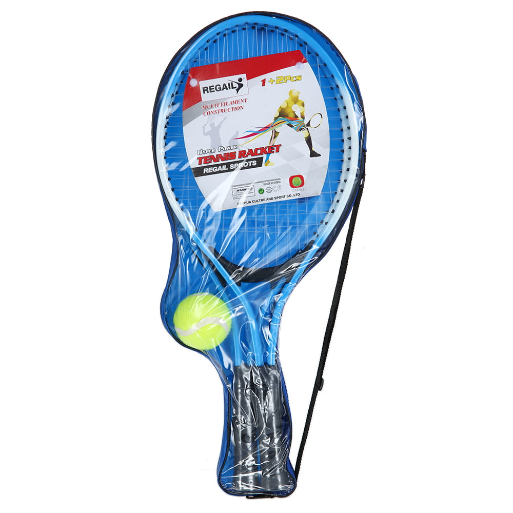 REGAIL Kids Tennis Racket Ball Set Kid Sport String Tennis Racquets w/Cover Bag 