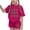 Hot Pink, variant on Clothes for Girls 7-8 Sets Summer Sets for Girls Children's St. Patrick's Day Printed Short Sleeve Round-Neck Shirts Two-Piece Set for Kids(4-16 Years)