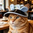 thumbnail image 1 of BotaniNest Sun Hat For Blocking Summer Outdoor Cat Hat With Adjustable Strap Breathable Mesh, 1 of 5