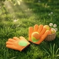 thumbnail image 6 of Sticky Catch Ball Game Set, Orange Fuzzy Toss and Catch Gloves with 2 Balls, Outdoor Sports Toy for Kids and Adults, Backyard & Lawn Fun, 6 of 6