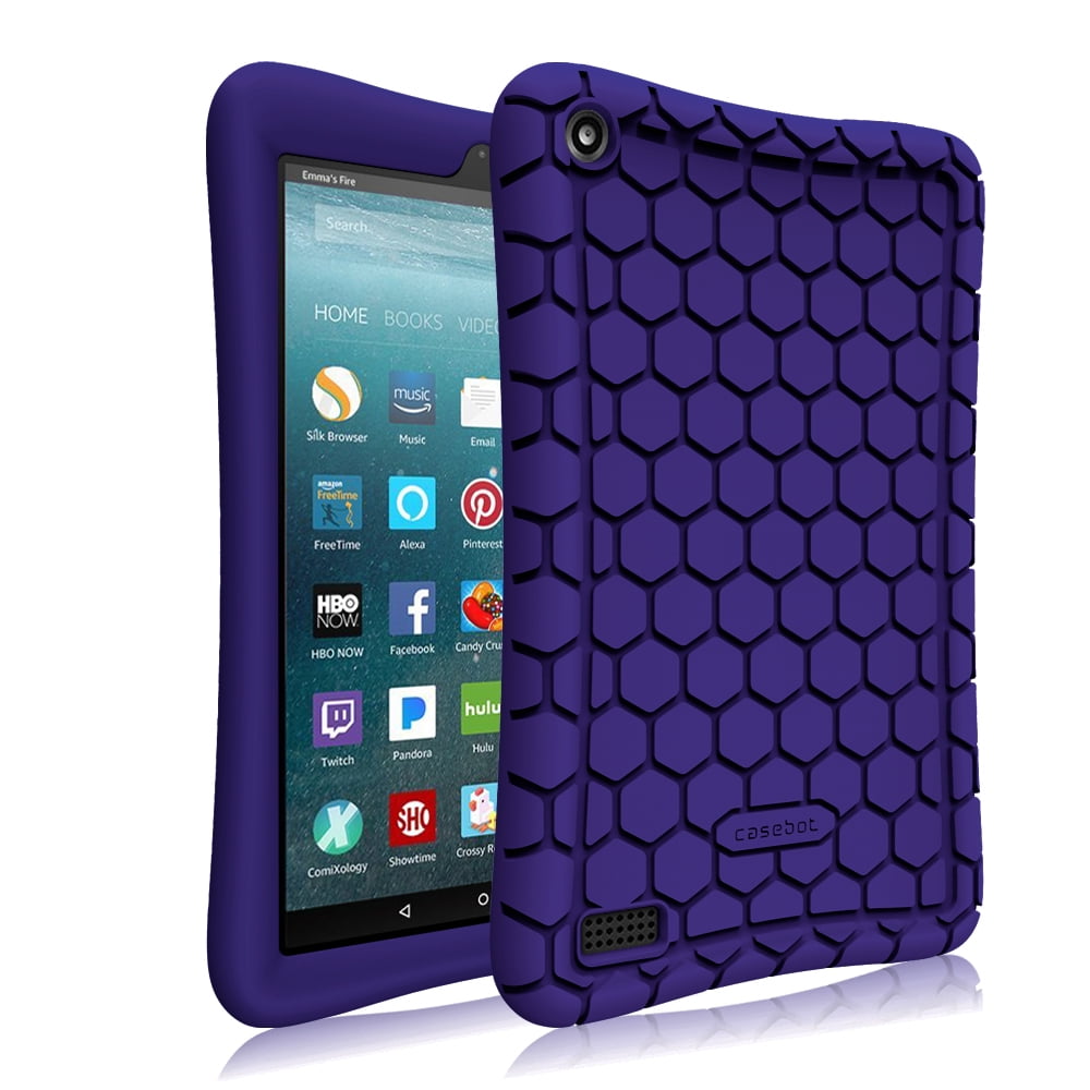 Fintie Silicone Case for AllNew Amazon Fire 7 Tablet (7th Gen, 2017