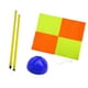 thumbnail image 5 of Bandera de esquina de fútbol para principiantes, suministros para partidos deportivos, esquina de campo de fútbol para adultos Poste de 1m con base azul., 5 of 9